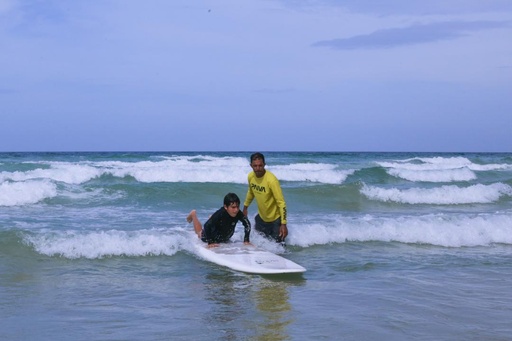 Clase de Surf Adentrada